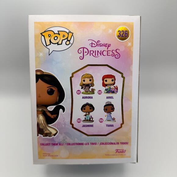 Jasmine #326 Funko Pop Disney – Gold Accents with Pin - Picture 3 of 6